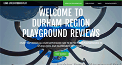 Desktop Screenshot of durhamregionplaygrounds.com