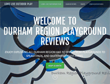 Tablet Screenshot of durhamregionplaygrounds.com